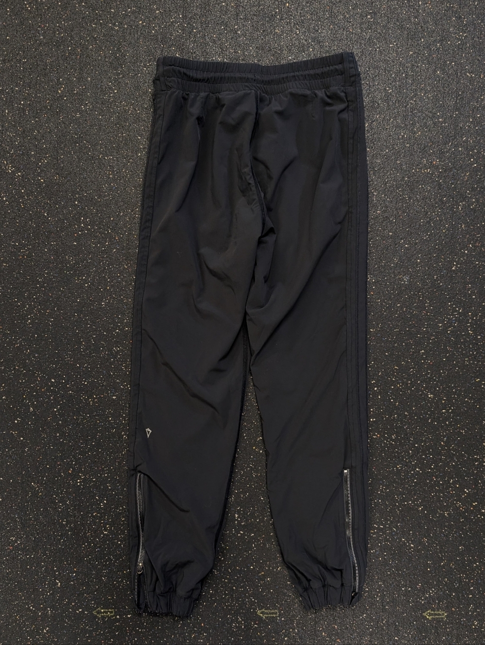 Ivivva Lululemon Girls Black Dance Studio Jogger Track Pants  Sz 14 Zip Ankle